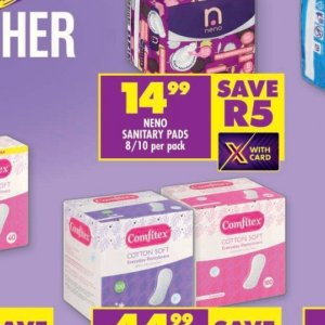 Sanitary pads libresse  at Shoprite