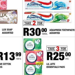Toothpaste aquafresh  at Take n Pay