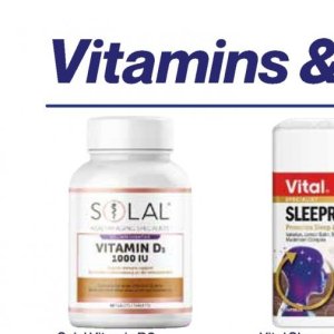 Vitamins at Alpha Pharm