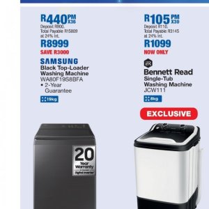 Washing machine samsung  at OK Furniture