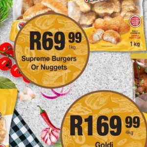 Burgers at Take n Pay