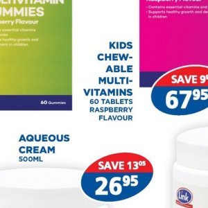 Vitamins at Link Pharmacy