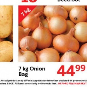 Onion at Oxford freshmarket