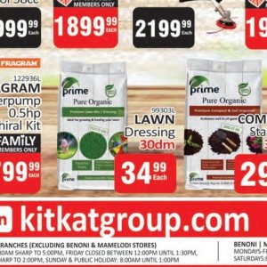 Dressing at Kit Kat Cash&Carry