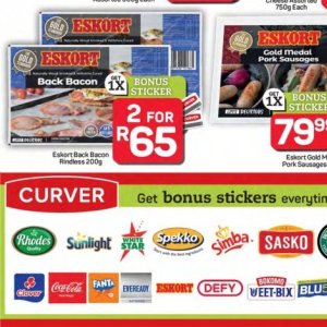 Bacon at Pick n Pay Hyper