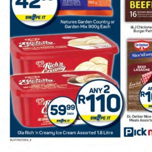 Ice cream at Kit Kat Cash&Carry