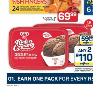 Ice cream at Pick n Pay Hyper