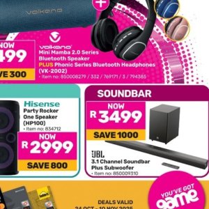  SoundBar at Game