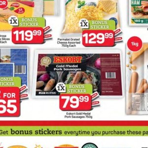 Sausages at Pick n Pay Hyper