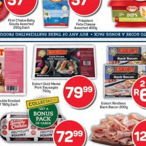 Sausages at Pick n Pay Hyper
