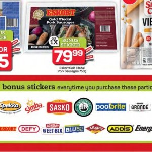 Sausages at Pick n Pay Hyper