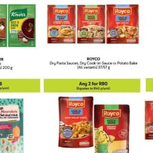 Pasta knorr  at Makro