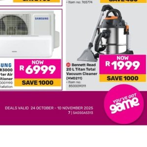 Vacuum cleaner samsung  at Game