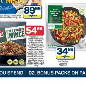 Burgers at Pick n Pay Hyper