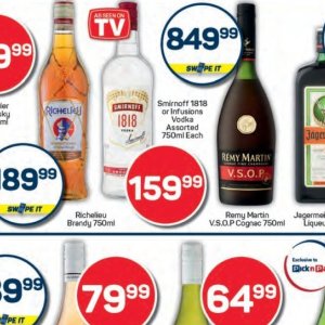 Vodka smirnoff  at Pick n Pay Hyper