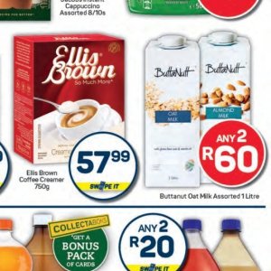 Almond milk at Pick n Pay Hyper