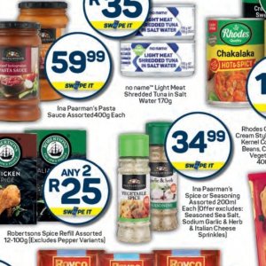 Pasta at Pick n Pay Hyper