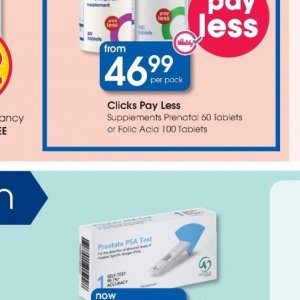 Supplements at Clicks