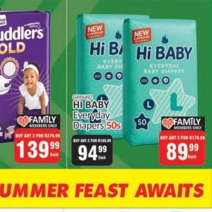 Diapers at Kit Kat Cash&Carry
