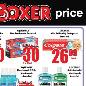 Toothpaste colgate  at Boxer Superstores