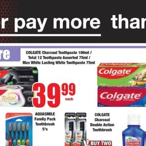 Toothpaste colgate  at Boxer Superstores