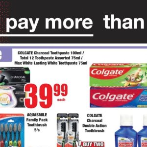 Toothpaste at Boxer Superstores