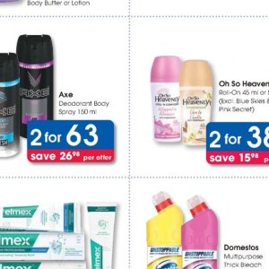 Body spray at Clicks