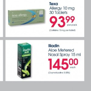 Nasal spray at Clicks