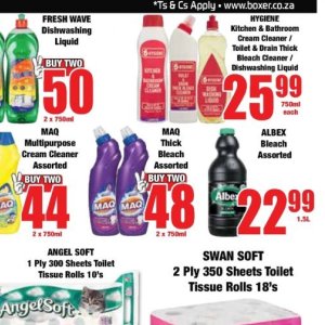Bleach at Boxer Superstores