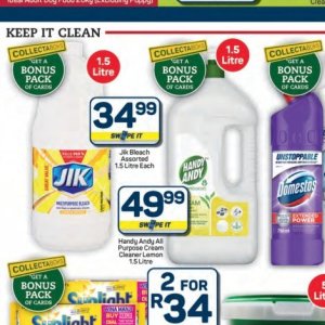 Bleach at Pick n Pay Hyper