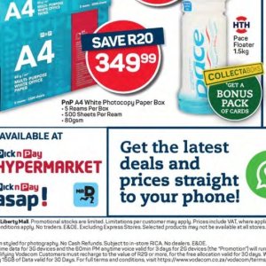 Box at Pick n Pay Hyper