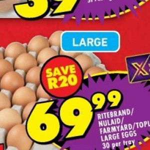 Eggs at Shoprite