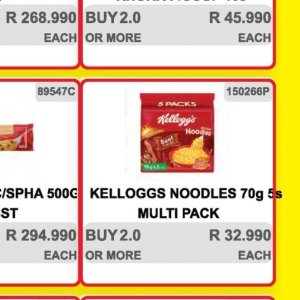 Noodles at Kit Kat Cash&Carry