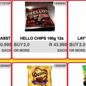Chips at Kit Kat Cash&Carry