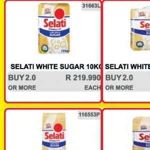 Sugar at Kit Kat Cash&Carry