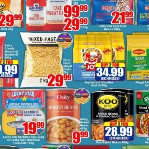 Pasta at Three Star Cash and Carry