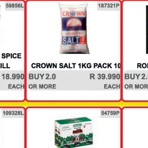 Salt at Kit Kat Cash&Carry