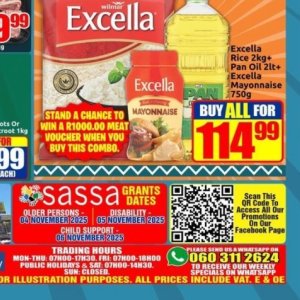 Dates at Three Star Cash and Carry