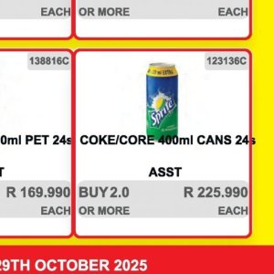 Fizzy drink at Kit Kat Cash&Carry