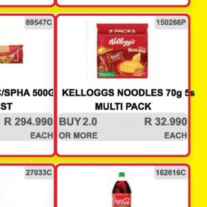Noodles at Kit Kat Cash&Carry