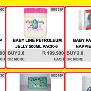 Petroleum jelly at Kit Kat Cash&Carry