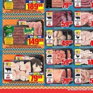 Offal at Three Star Cash and Carry