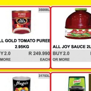 Purees at Kit Kat Cash&Carry