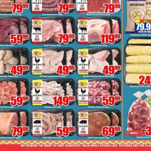 Pork at Three Star Cash and Carry