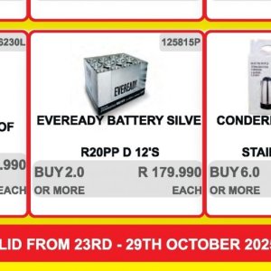Battery at Kit Kat Cash&Carry