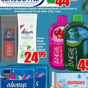 Body lotion at Three Star Cash and Carry