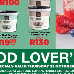 Coconut oil at Fruit & Veg City