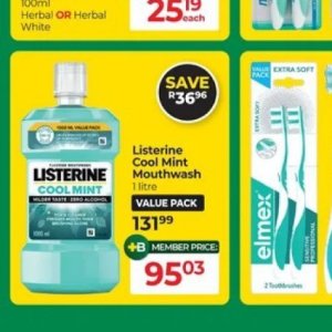 Mouthwash listerine
