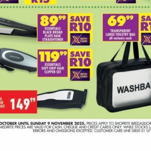 Blow dryer at Shoprite