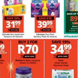 Sanitary pads libresse